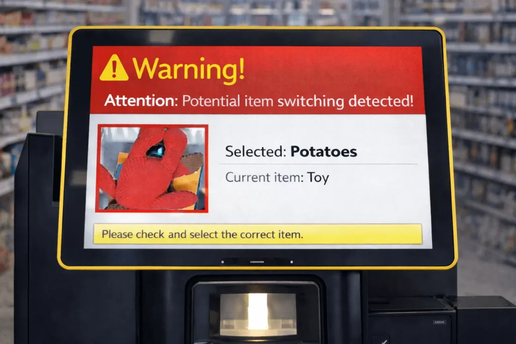 ScanWatch item switching detected item switch